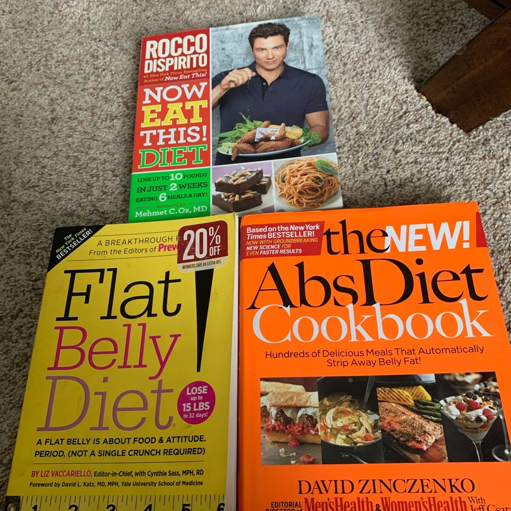 Flat belly diet books